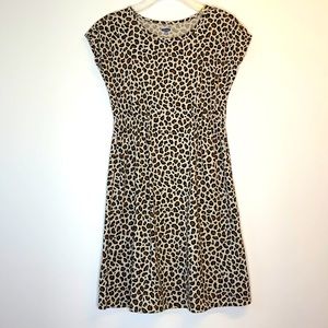OLD NAVY - Leopard Print Girls Youth Dress L 10-12